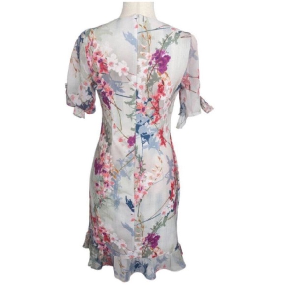 • Nicole Miller Floral Dress • NWOT - Picture 3 of 10